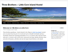 Tablet Screenshot of cornislandhostel.com